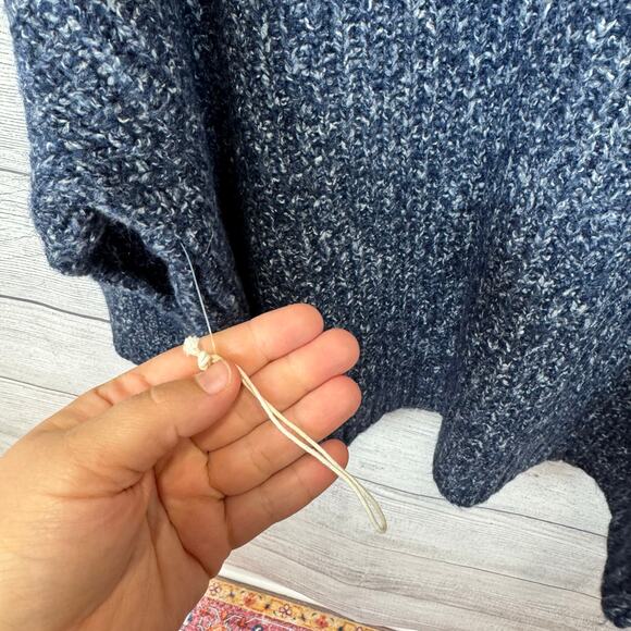 A New Approach Plus Size Blue Woven Knit V-Neck Sweater Size 2X - Picture 6 of 7